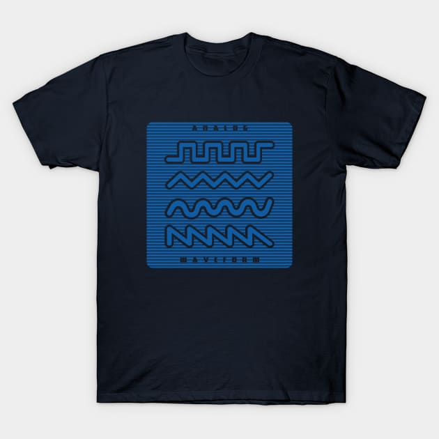 Synthesizer Waveform for Synth lover T-Shirt by Mewzeek_T